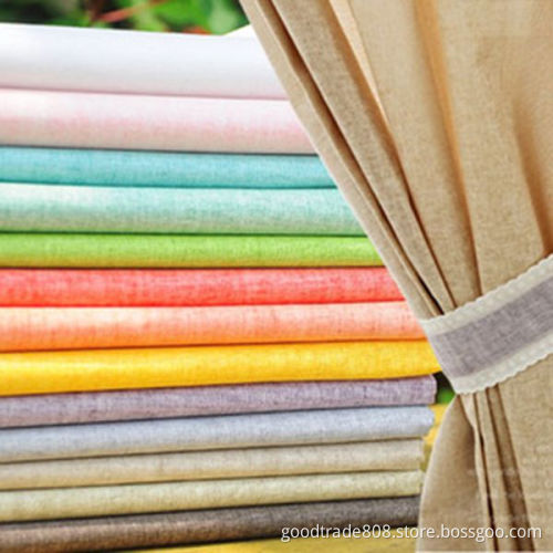 Linen Fabric for Curtain Home Textile, Garment (WJ-Hz136)